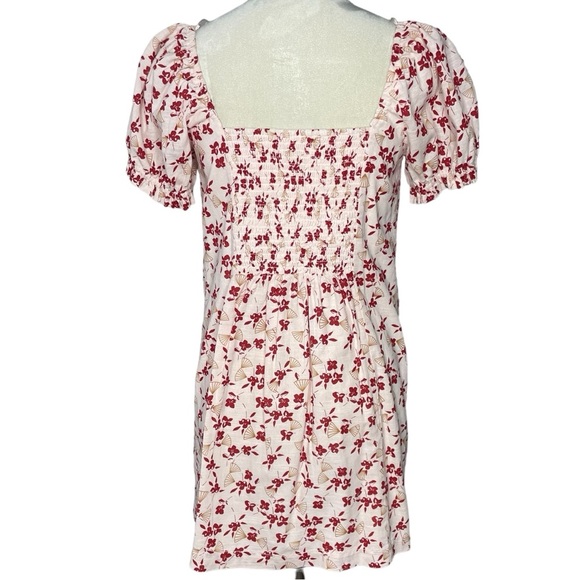 Urban Outfitters Britney Hook & Eye Mini Dress In Pink - Picture 4 of 10